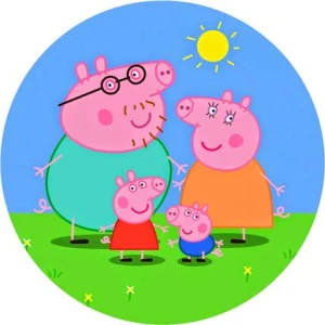 Opłatek na tort ŚWINKA PEPPA  PEP 05