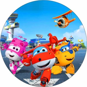 Opłatek na tort SUPER WINGS 16