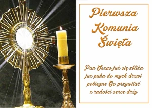 OPŁATEK NA TORT Pierwsza Komunia Święta 1KS 46